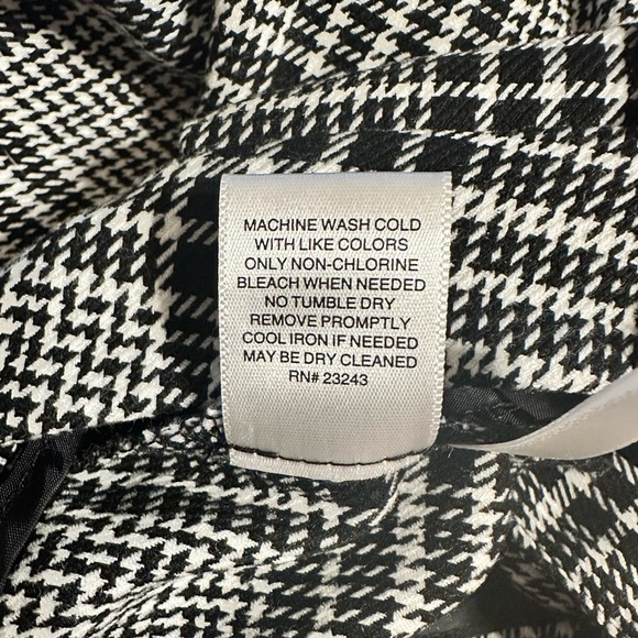 New York & Co Womens Size 10 Average Houndstooth Pattern Career Pants Boot Cut - Picture 6 of 14